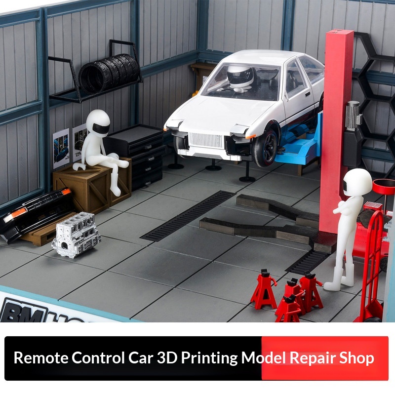 Rc Hobby Workshop - Модель гаража BM HOBBY 1/24 для