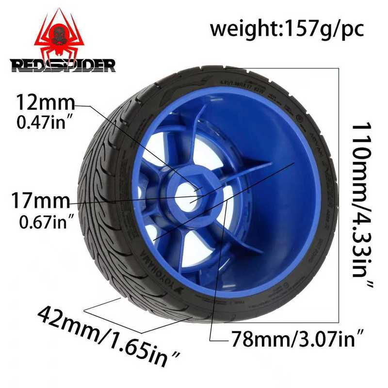 Комплект из 4 шт. радиоуправля – обзор и цена Wheel Rim Rc