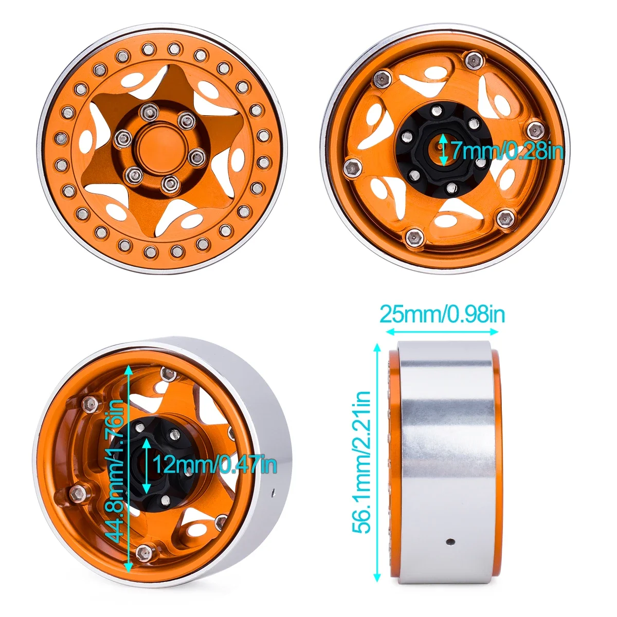 1,9-дюймовый обод колеса из ал – обзор и цена Wheel Rim Rc