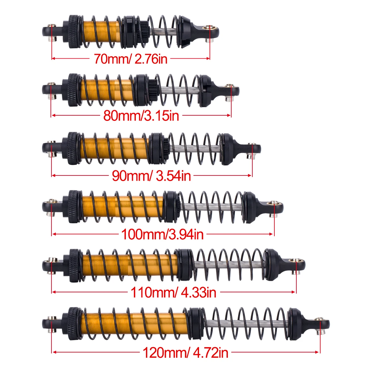 Металлический амортизатор 70-1 – обзор и цена Shock Absorber Rc