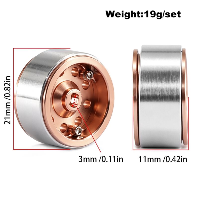 AS96-1/30 SCX30 0.7-дюймовые л – обзор и цена Wheel Rim Rc