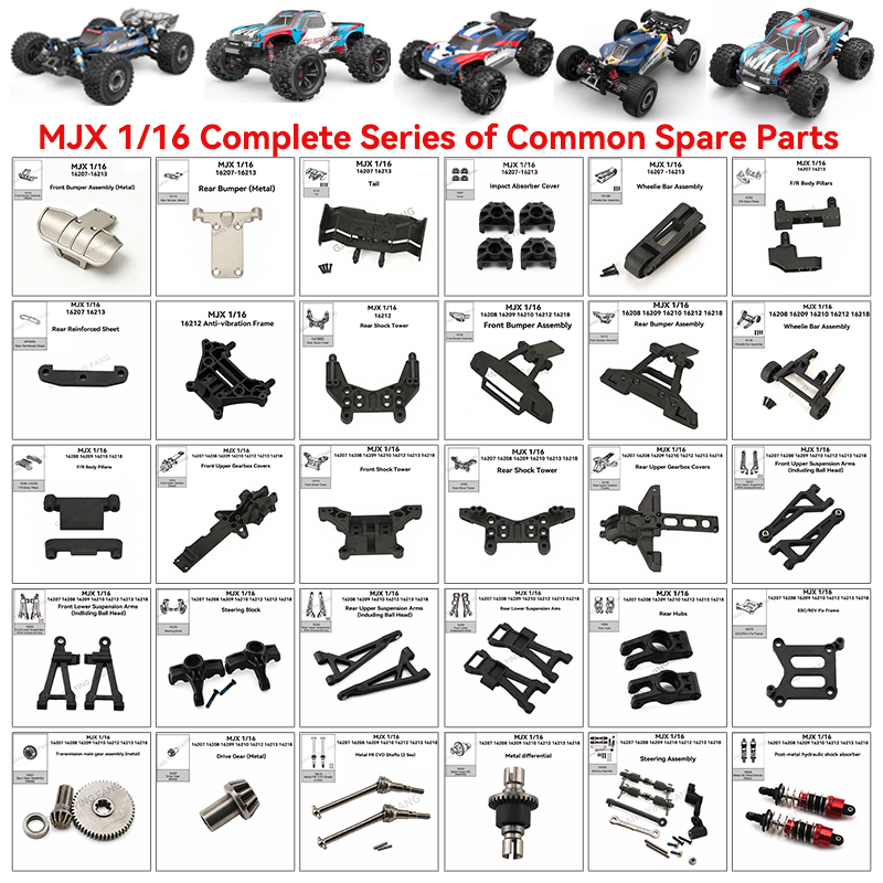 MJX 1/16 для 16218 16213 16212 – обзор и цена Shock Absorber Rc